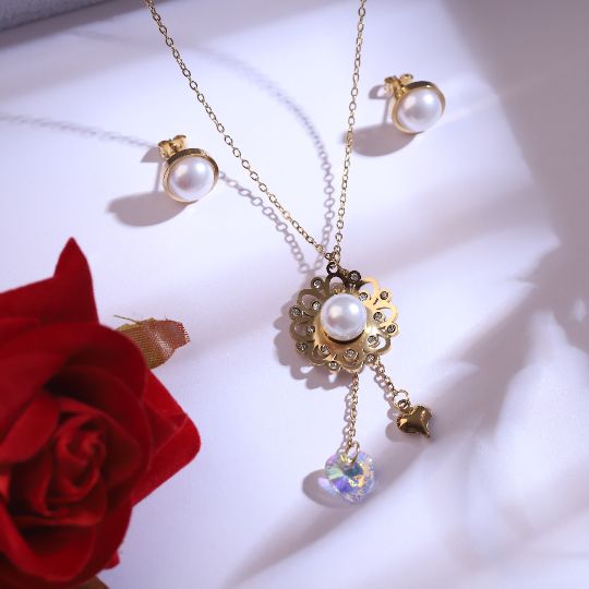 Premium Anti-Tarnish Chain & Earring Set