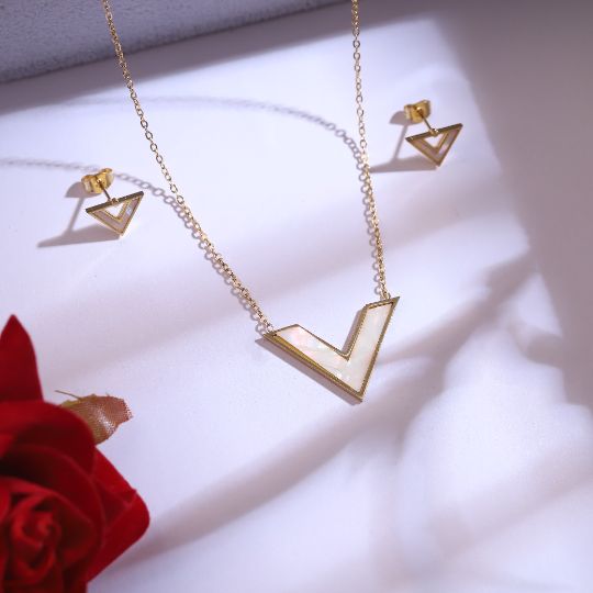 Premium Anti-Tarnish Chain & Earring Set