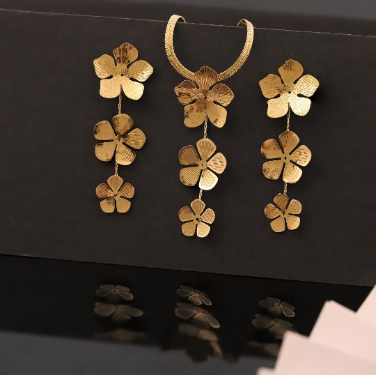 Premium Anti-Tarnish Chain & Earring Set