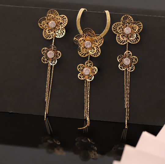 Premium Anti-Tarnish Chain & Earring Set