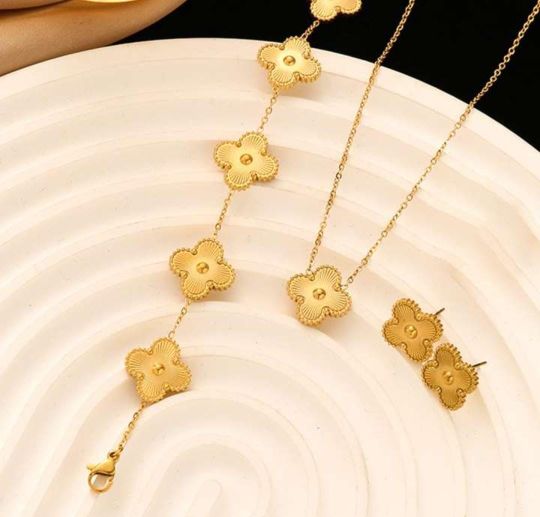 Premium Anti-Tarnish Chain & Earring Set