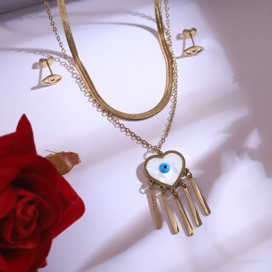 Premium Anti-Tarnish Chain & Earring Set