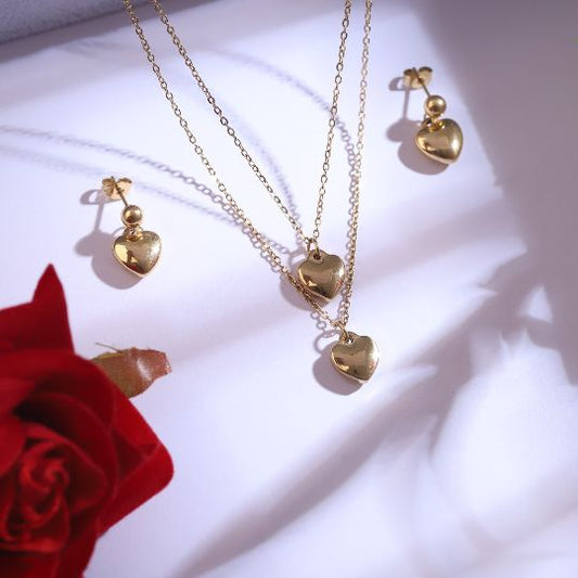 Premium Anti-Tarnish Chain & Earring Set