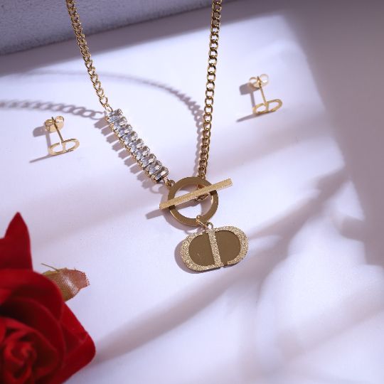 Premium Anti-Tarnish Chain & Earring Set