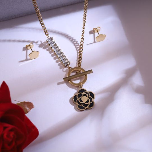 Premium Anti-Tarnish Chain & Earring Set