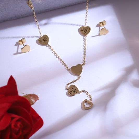 Premium Anti-Tarnish Chain & Earring Set