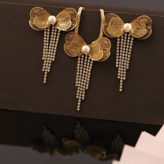 Premium Anti-Tarnish Chain & Earring Set