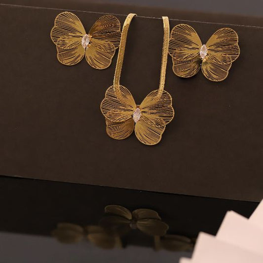 Premium Anti-Tarnish Chain & Earring Set