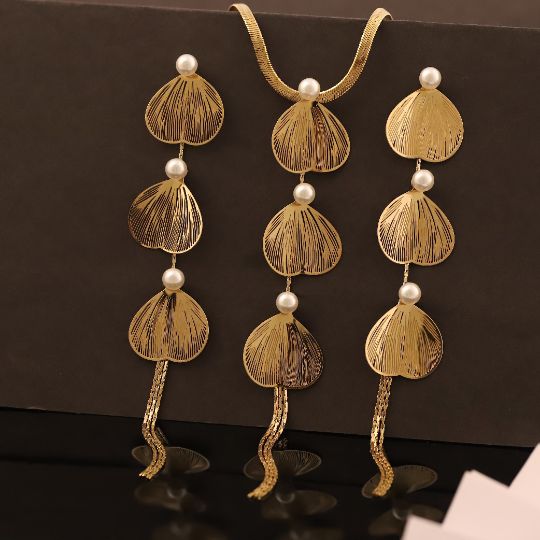 Premium Anti-Tarnish Chain & Earring Set