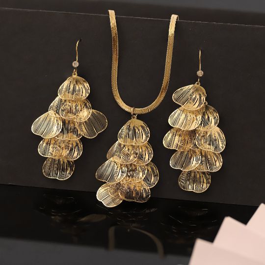 Premium Anti-Tarnish Chain & Earring Set