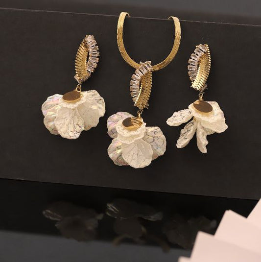 Premium Anti-Tarnish Chain & Earring Set