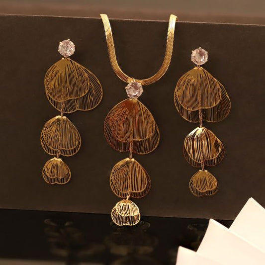 Premium Anti-Tarnish Chain & Earring Set