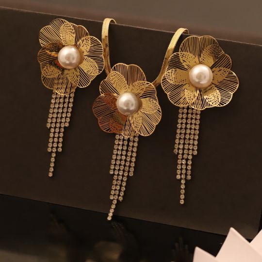 Premium Anti-Tarnish Chain & Earring Set