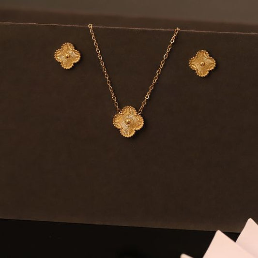 Premium Anti-Tarnish Chain & Earring Set
